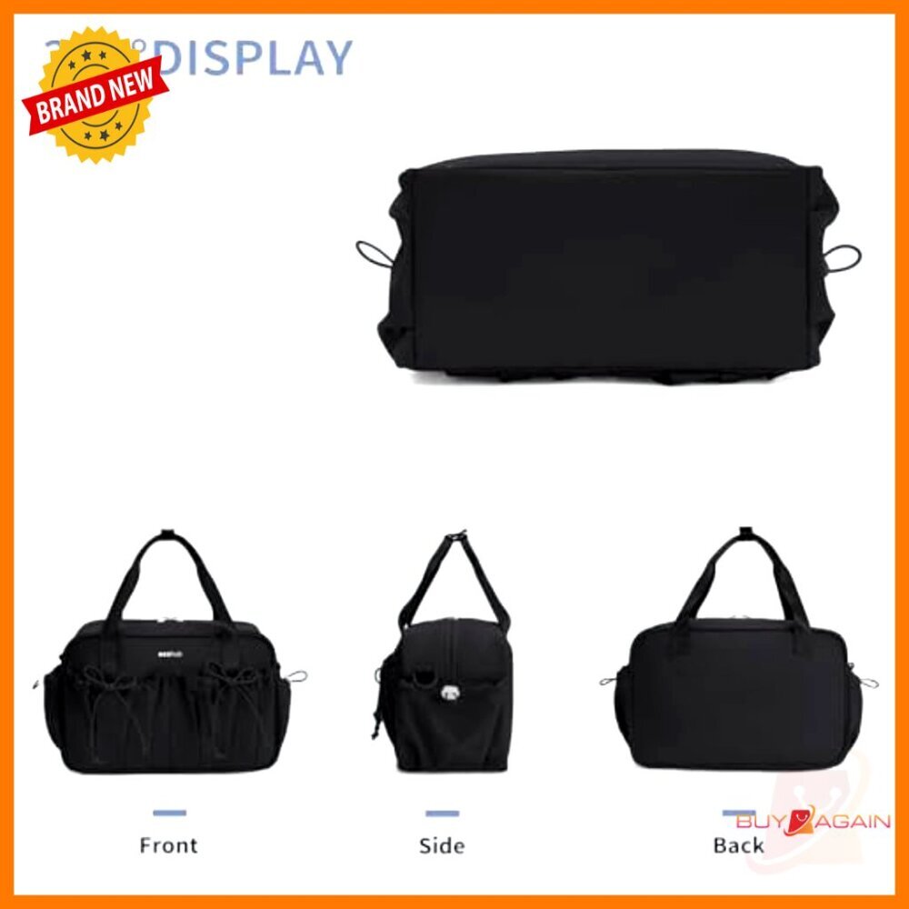 Mini Gym Duffle Bag with Wet Compartment, Lightweight Sports Tote for Yoga - Picture 6 of 6